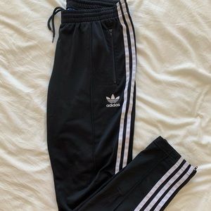 ADIDAS Black Track pants with Drawstrings Size M